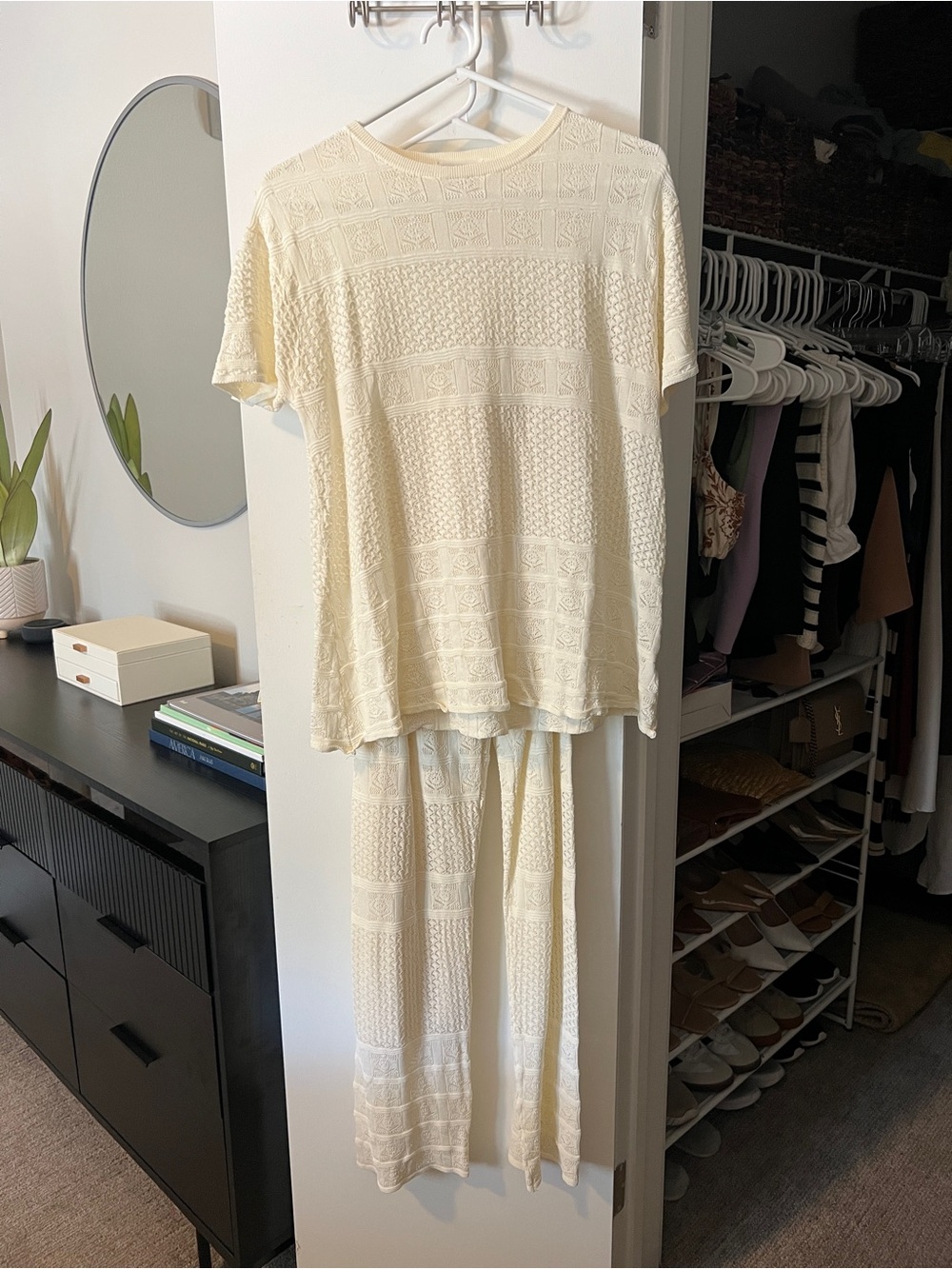 Sabo Skirt White Crochet Knit Nixie Set - Picture 7 of 11